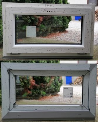 Obrázok z Plastové okno sklopné - 90cm x 55cm