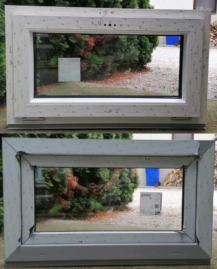 Obrázok z Plastové okno sklopné - 90cm x 55cm